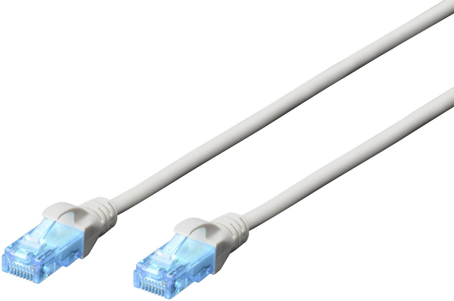 DIGITUS Patchkabel RJ45 U/UTP Cat5e  0.50m  grau Polybeutel