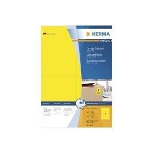 HERMA Etiketten A4 gelb 105x148 mm Papier matt 400 St. - 4396