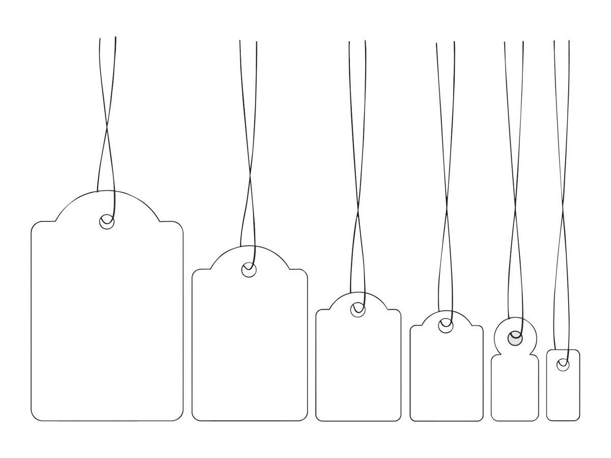 HERMA Hängeetiketten 32x50 mm mit Faden rot 1000 St. - 6918