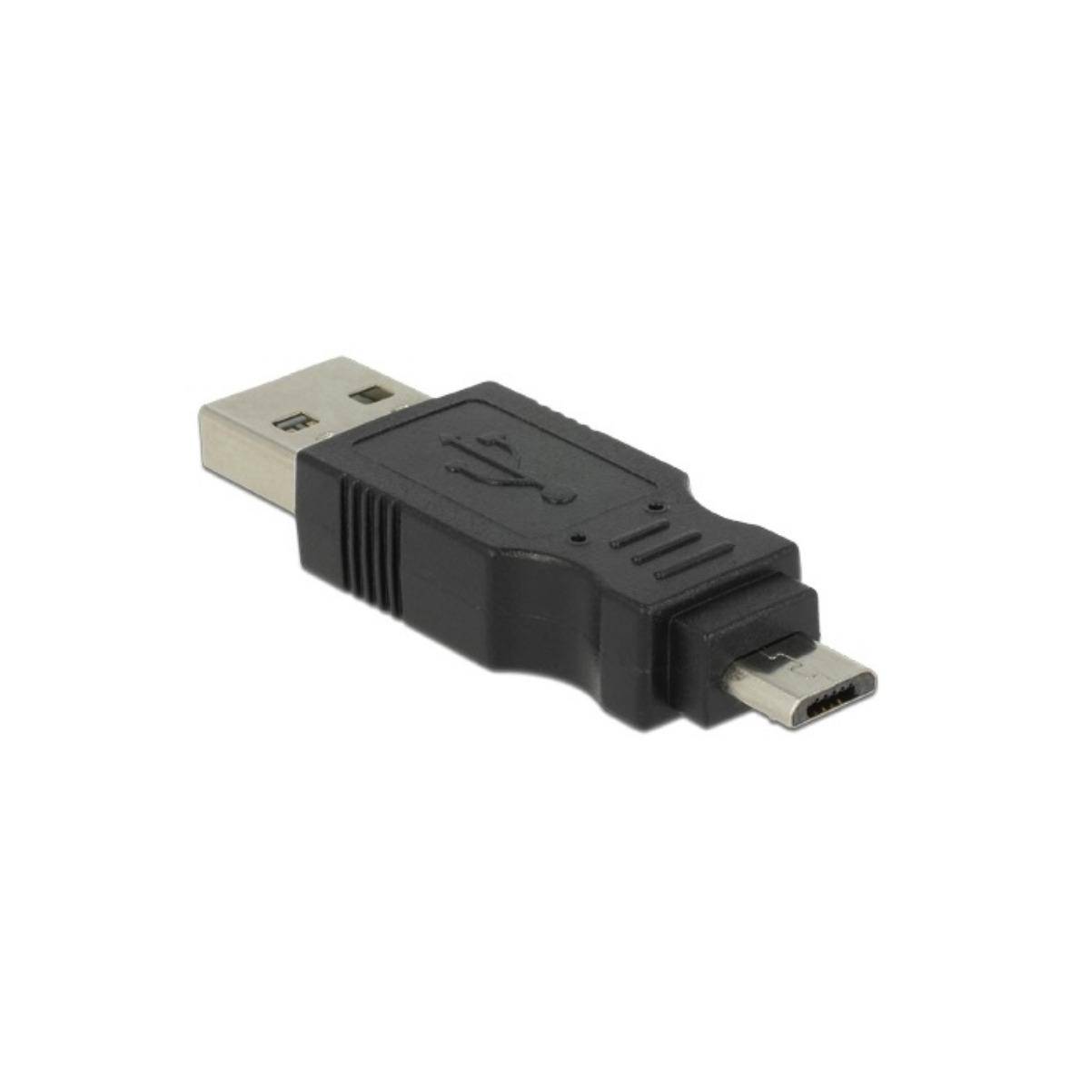 DELOCK USB Adapter A -> micro B St/St - 65036