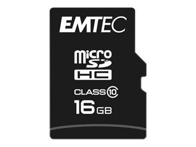 Emtec ECMSDM16GHC10CG, Micro SD Karten, Emtec mSD 16GB +  (BILD1)