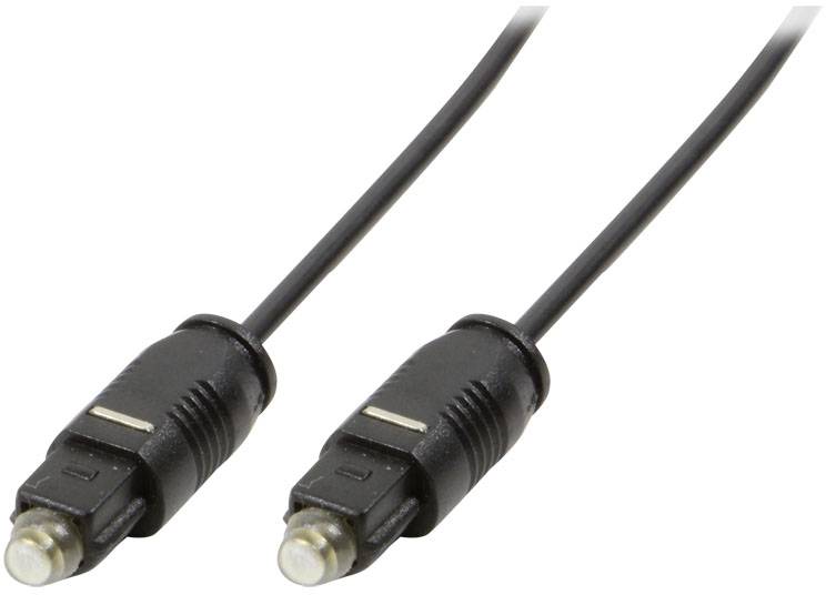 Logilink Audiokabel 1x Toslink -> 1x Toslink St/St 1.00m bk - CA1006