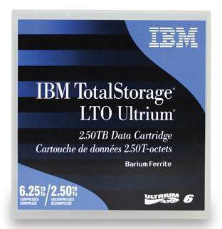 IBM LTO6 2.5/6.25TB Ultrium - 00V7590