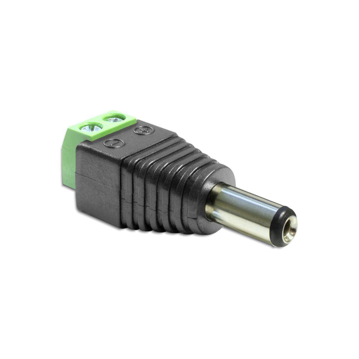 DELOCK Adapter Terminalblock 2pin -> DC 2,5 x 5,5mm St