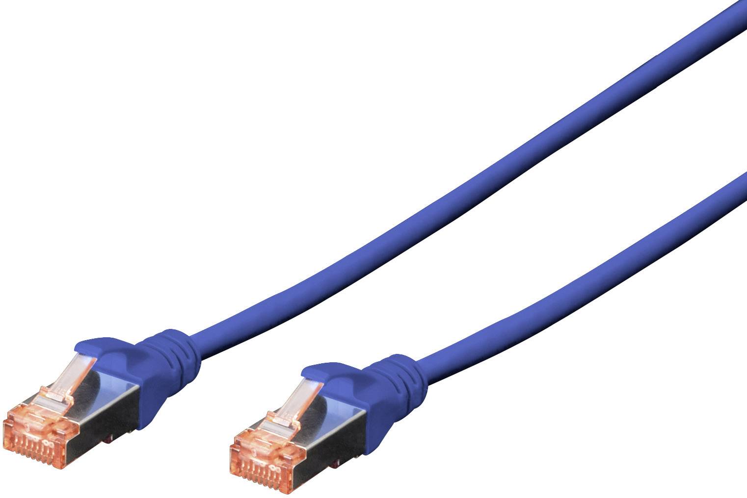 DIGITUS Patchkabel Cat6 S/FTP 2xRJ45 1.0m blau Digitus  (BILD1)