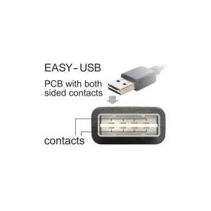 DELOCK USB Adapter A -> A St/Bu gewinkelt Easy USB - 65521