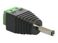 DELOCK Adapter Terminalblock 2Pin -> DC 1,3 x 3,5mm Stecker