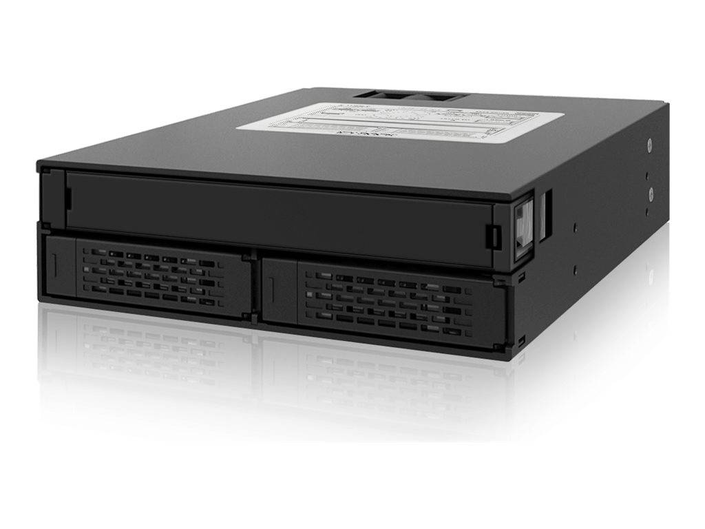 Backplane IcyDock 2x6,3cm SATAI-III/SAS in 1x5,25 HDD/SSD - MB994IPO-3SB