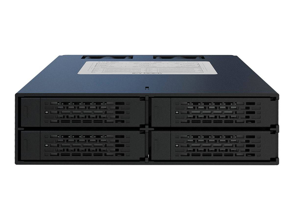 Backplane IcyDock 4x6,3cm SATAI-III/SAS in 1x5,25 HDD/SSD