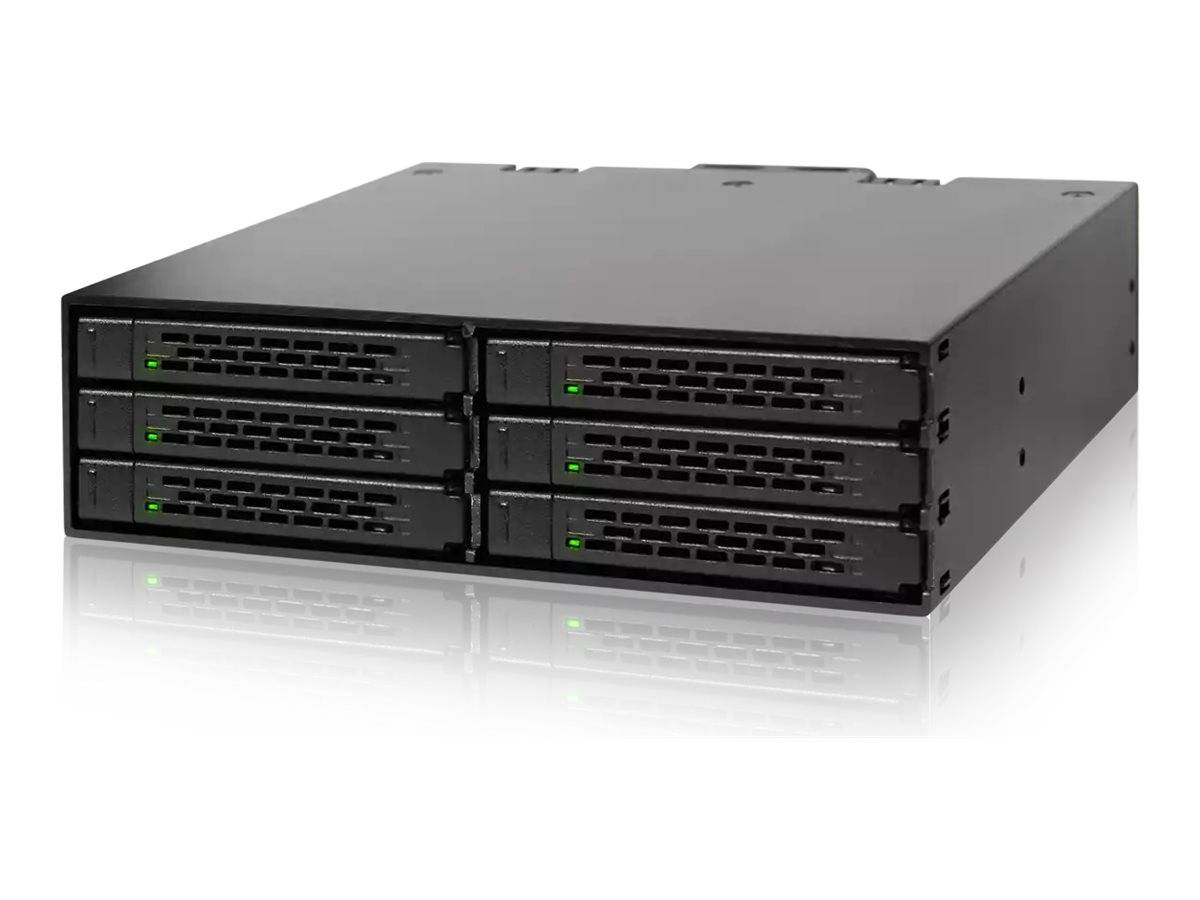 Backplane IcyDock 6x6,3cm SATAI-III in 1x5,25 SSD bis 9,5mm