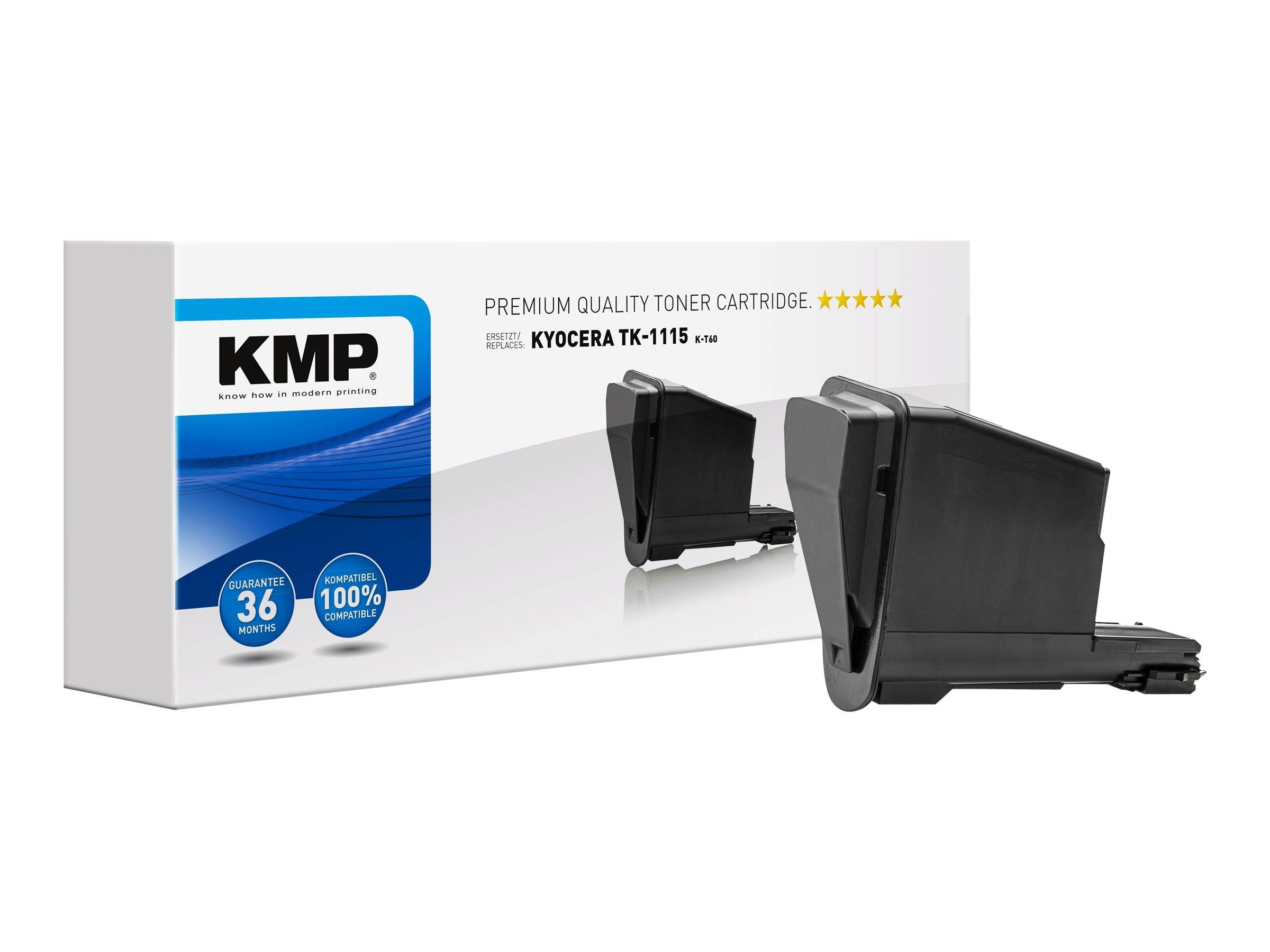 KMP Toner Kyocera TK-1115/TK1115 black 2000 S. K-T60 remanufactured - 2823,0000