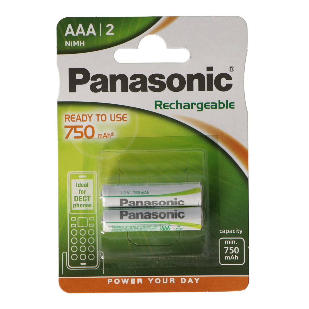 Panasonic Akku for DECT USE -AAA Micro 1.20V 750mAh 2St. - HHR-4MVE/2BD