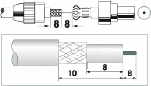 Schwaiger Koax Steckbuchse IEC, Vollmetall - KST52141