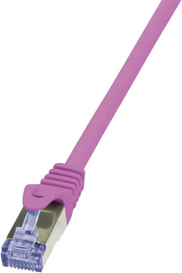 Logilink Patchkabel CAT6A S/FTP AWG26 PIMF 2,00m pink - CQ3059S