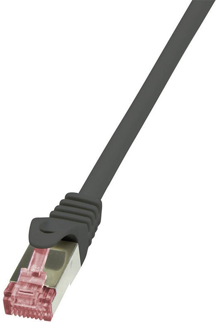 Logilink Patchkabel CAT6 S/FTP AWG27 PIMF 0,25m schw. - CQ2013S