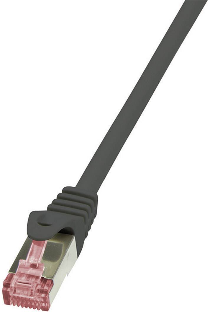 LogiLink Patchkabel CAT6 S/FTP AWG27 PIMF 1,00m schw. - CQ2033S