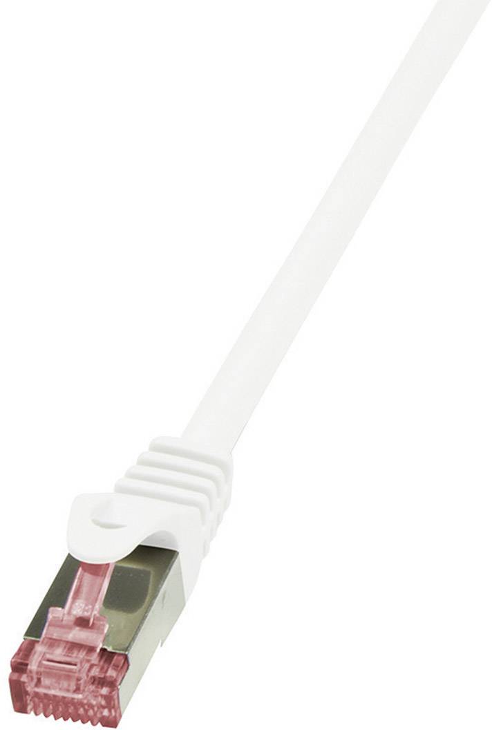 4052792020892 - CQ2011S RJ45 Netzwerkkabel Patchkabel cat 6 s ftp 025 m Weiß Flammwidrig mit Rastnasensc - Logilink