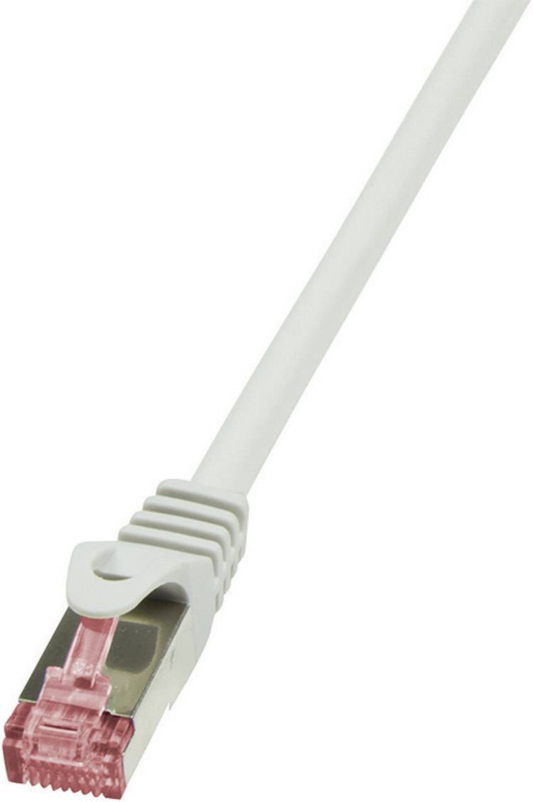 4052792021028 - LogiLink CQ2012S RJ45 Netzwerkkabel Patchkabel CAT 6 S FTP 025 m Grau Flammwidrig mit Rastnasensc