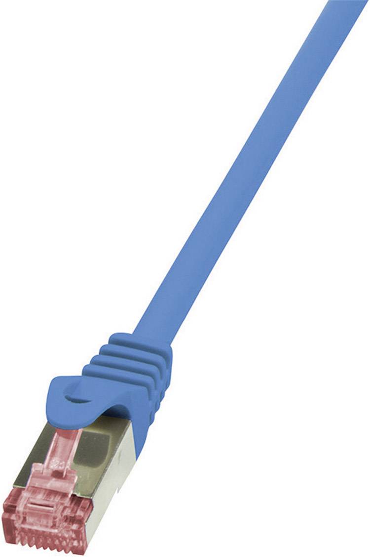 Logilink Patchkabel CAT6 S/FTP AWG27 PIMF 0,25m blau - CQ2016S