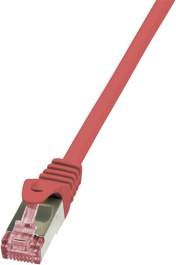 Logilink Patchkabel CAT6 S/FTP AWG27 PIMF 0,50m rot - CQ2024S