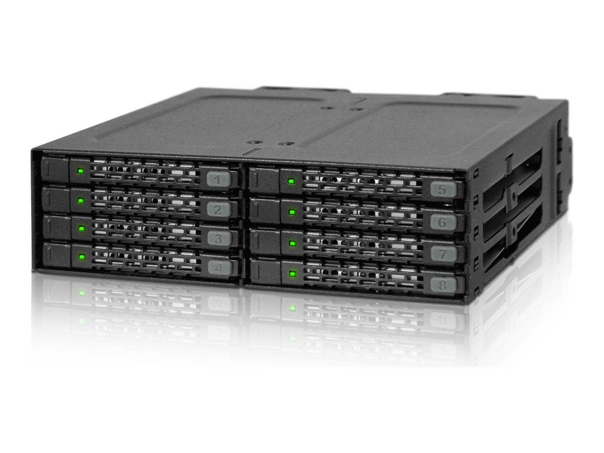 Backplane IcyDock 8x6,3cm SATAI-III in 1x5,25 SSD/HDD 7mm - MB998SP-B