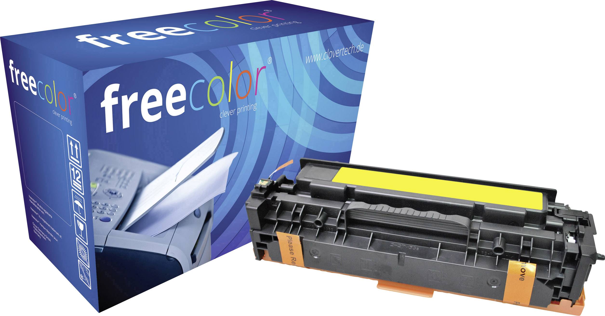 Freecolor Toner NTR f. HP CLJ Pro 300/400 ye CE412A kompatibel - K15582F7