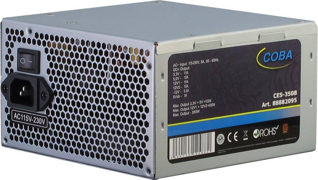 Inter-Tech Netzteil 350W Coba CES-350B 80+