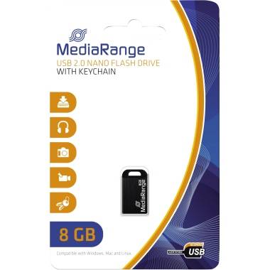 MediaRange USB-Stick 8GB USB 2.0 Nano - MR920