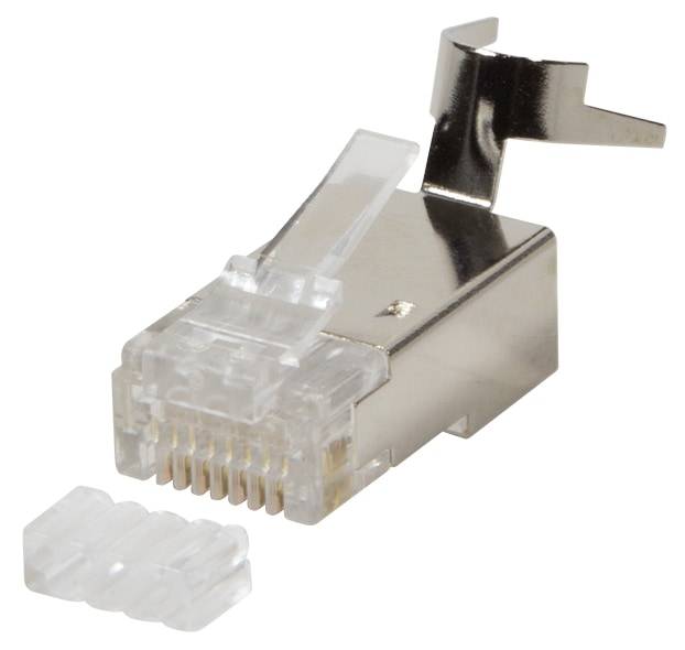 Logilink Modular RJ45 für Cat7,Cat.6A, Cat6 Kabel, 10 Stk. - MP0030