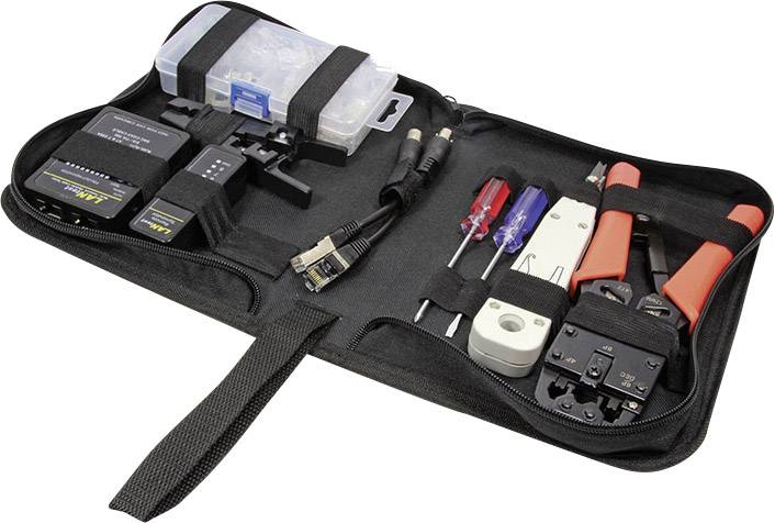 Logilink Netzwerk Werkzeug Set mit Tasche 6-teilig - WZ0030