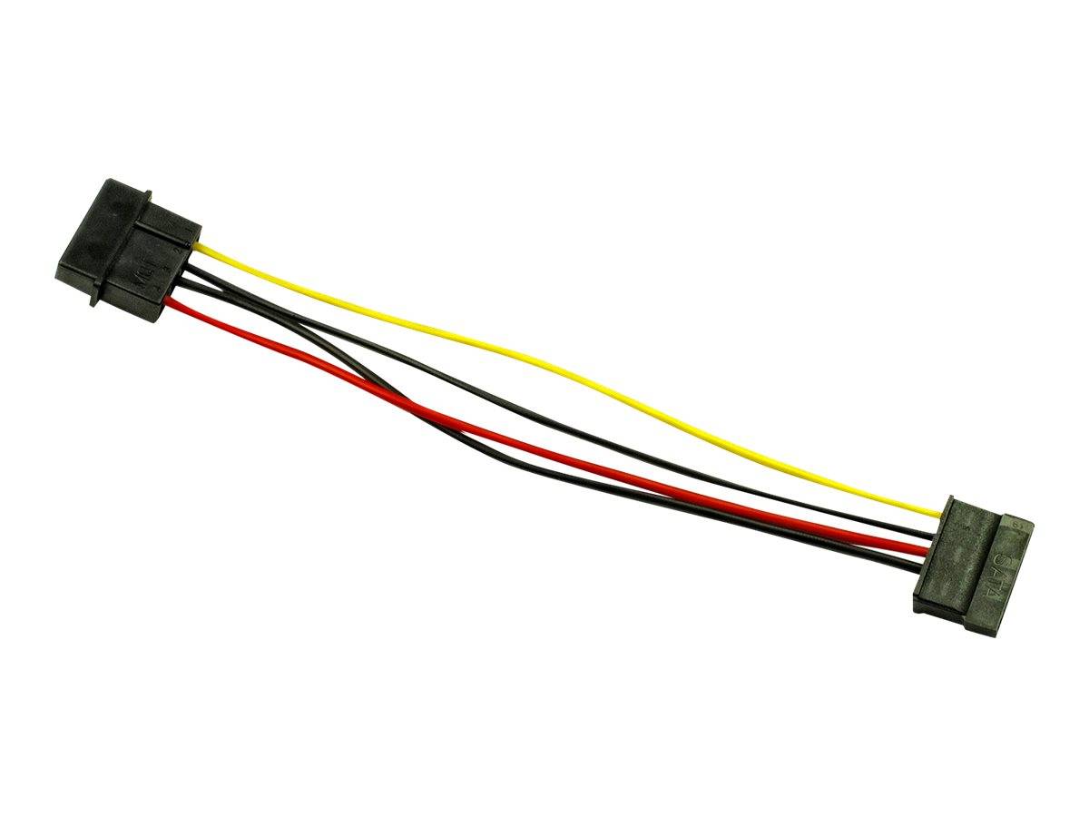 Inter-Tech Adapter 1x Molex -> 1x SATA Power 0,15m