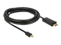 DELOCK Displayport Kabel mini DP -> HDMI St/St 3.00m 83700 (BILD1)