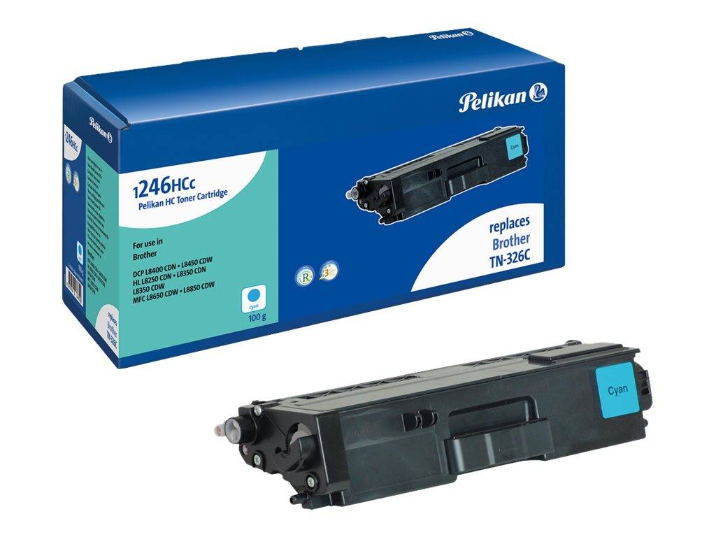 Pelikan Toner Brother TN-326C 1246HCc cyan rebuilt - 4236852