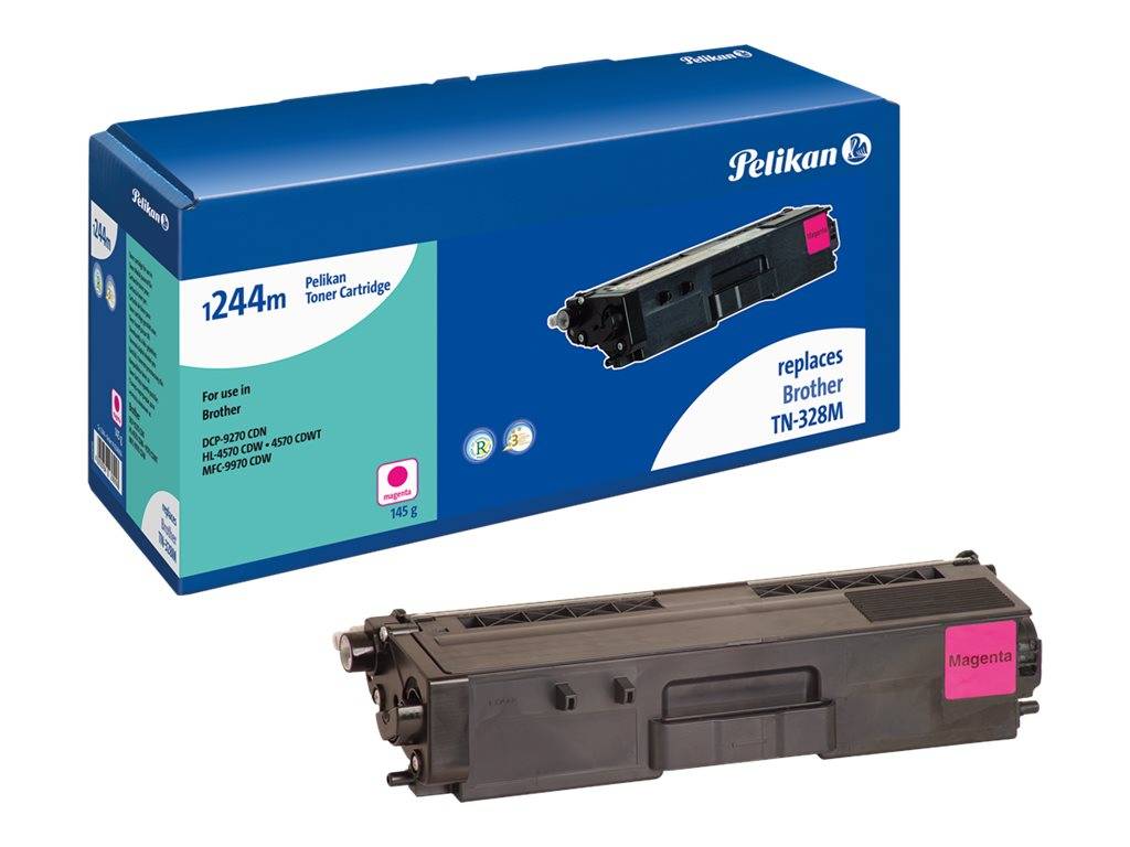 4050764236906 - Pelikan Toner Brother TN-328M  1244m magenta rebuilt