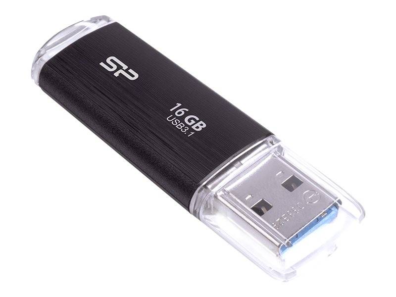 USB-Stick 16GB Silicon Power USB3.2 B02 Black - SP016GBUF3B02V1K