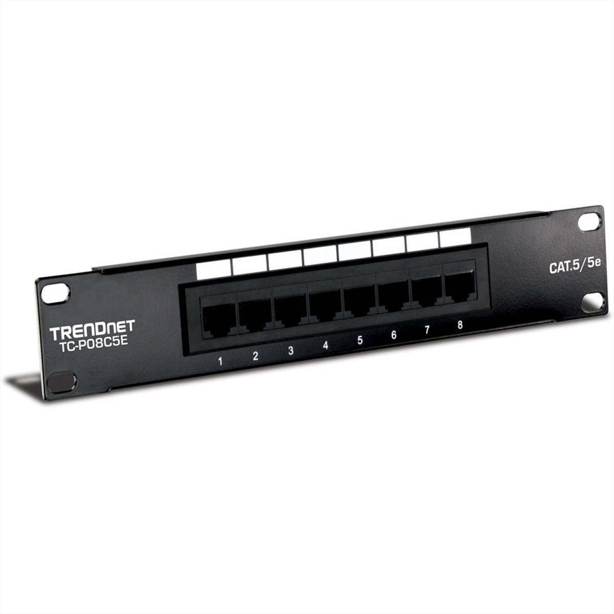 TRENDnet Patchpanel 8-Port Cat. 5e ungeschirmt (10 wide) - TC-P08C5E