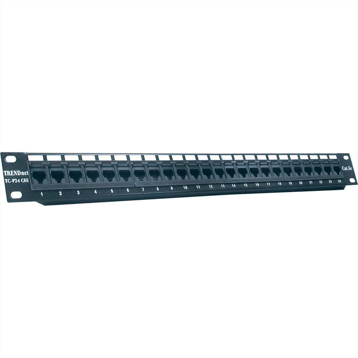 TRENDnet Patchpanel 24-port Cat5/5e ungeschirmt 19 - TC-P24C5E