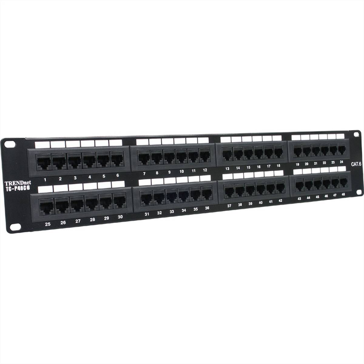 TRENDnet Patchpanel 48-port Cat6 ungeschirmt 19 - TC-P48C6