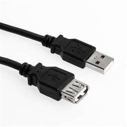 Sharkoon Kabel USB 2.0 Verlängerung 0,5m schwarz - 4044951015399