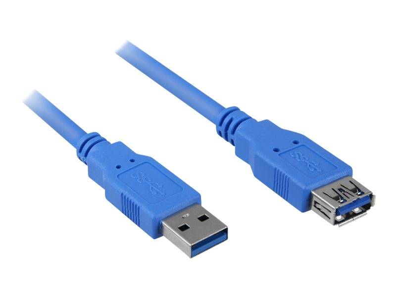 4044951015689 - USB 32 Gen 1 Verlängerungskabel USB-A Stecker > USB-A Buchse