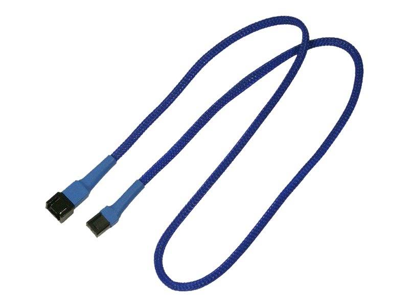 Kabel Nanoxia 3-Pin Verlängerung, 60 cm, blau - NX3PV60B