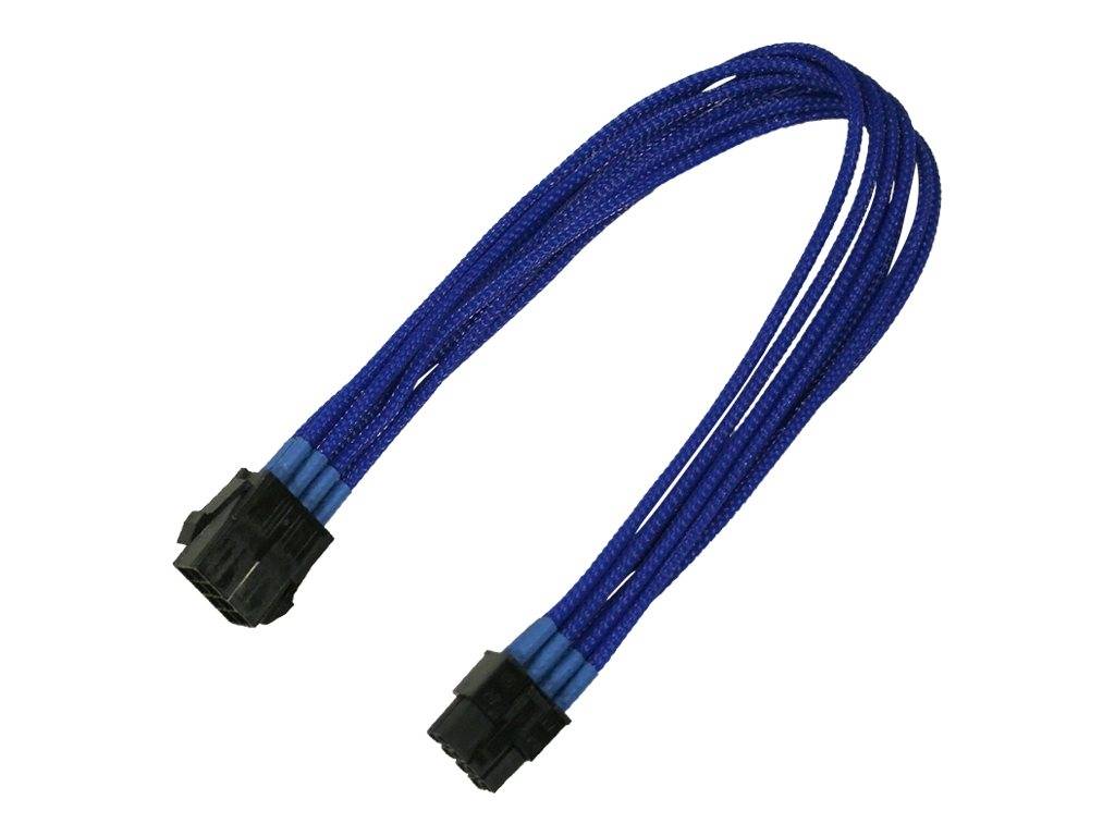 Kabel Nanoxia 8pin PCI-E Verlängerung, 30 cm, Single, blau - NX8PE3EB