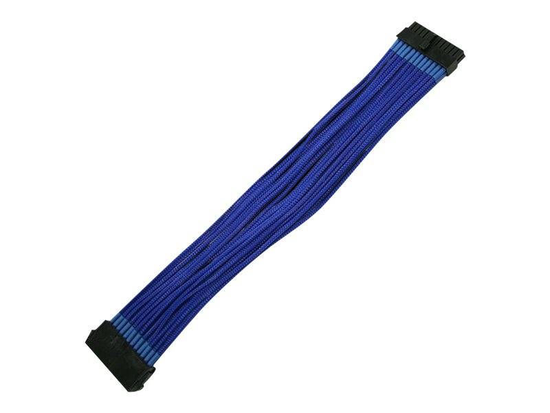 Kabel Nanoxia ATX-Verlängerung, 30 cm, Single, blau - NX24V3EB