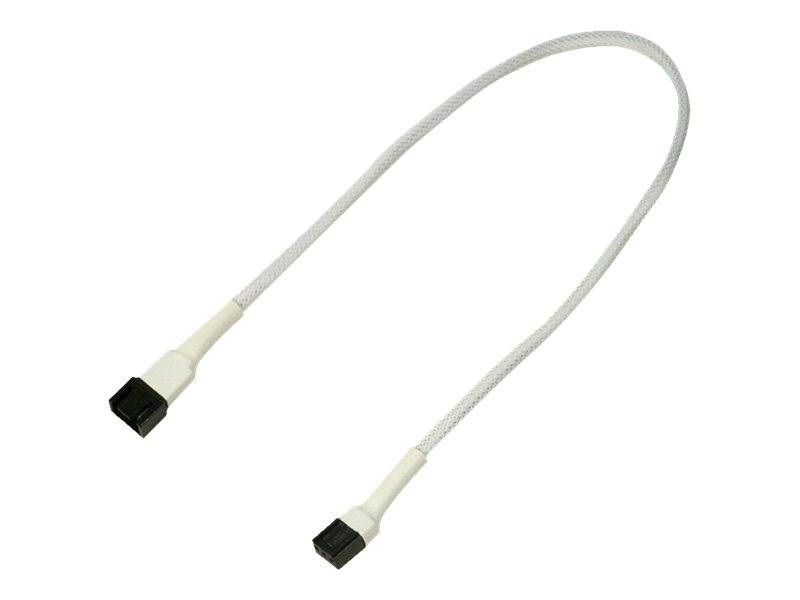 Kabel Nanoxia 3-Pin Verlängerung, 30 cm, weiß