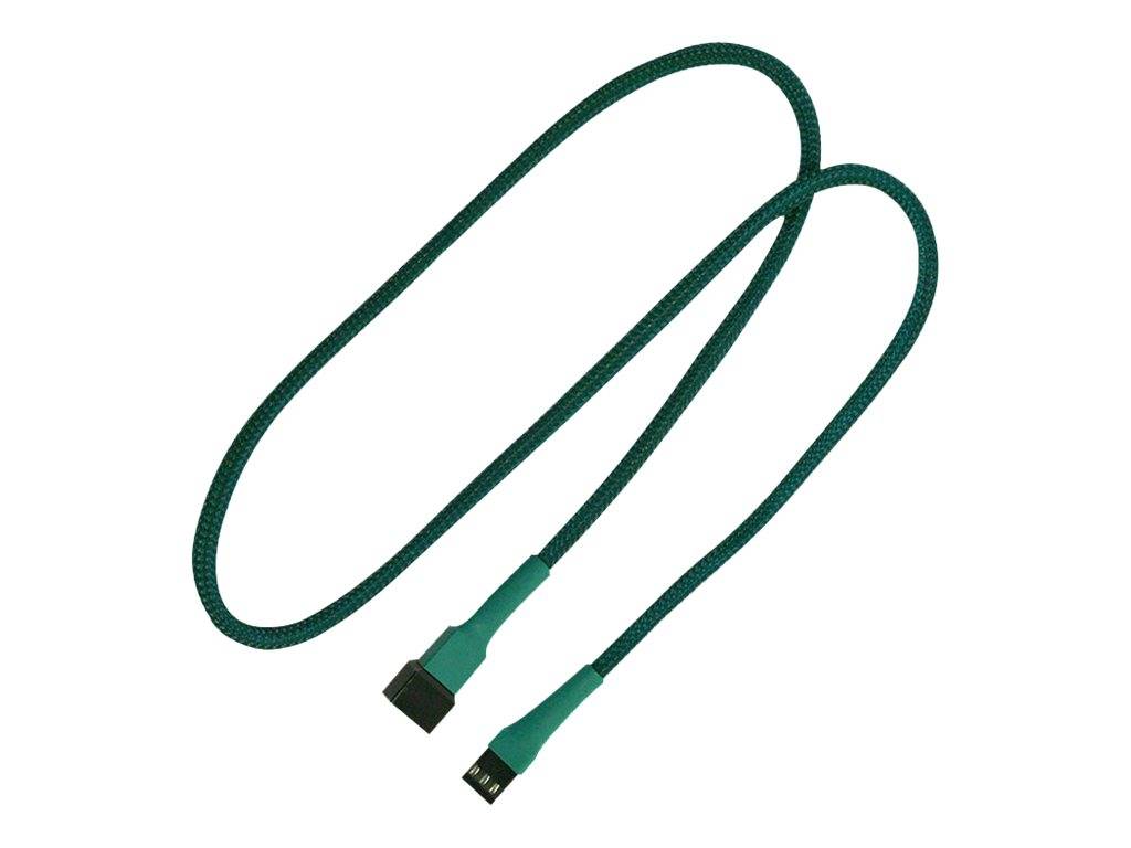 Kabel Nanoxia 3-Pin Verlängerung, 60 cm, grün - NX3PV60G