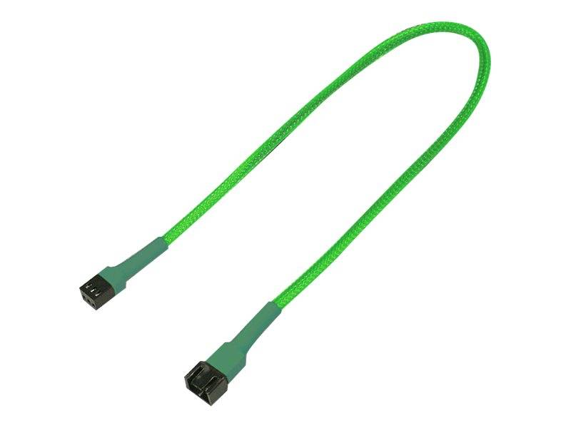 Kabel Nanoxia 3-Pin Verlängerung, 30 cm, neon-green