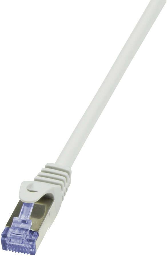 Logilink Patchkabel mit Cat7-Rohk. Primel. S/FTP grau 0,25m