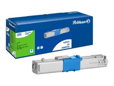 Pelikan Toner Oki 44469706 1333c cyan rebuilt - 4234421