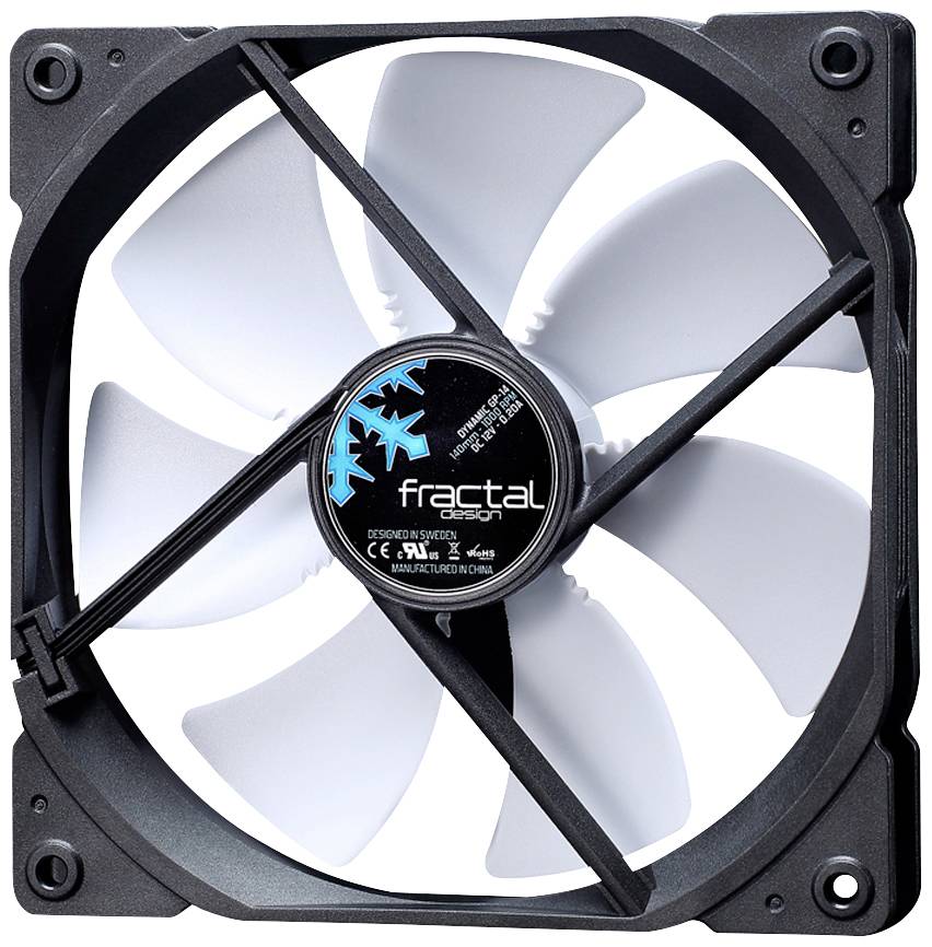 FRACTAL DESIGN Lüfter Dynamic X2 GP14-WT 140mm - FD-FAN-DYN-X2-GP14-WT