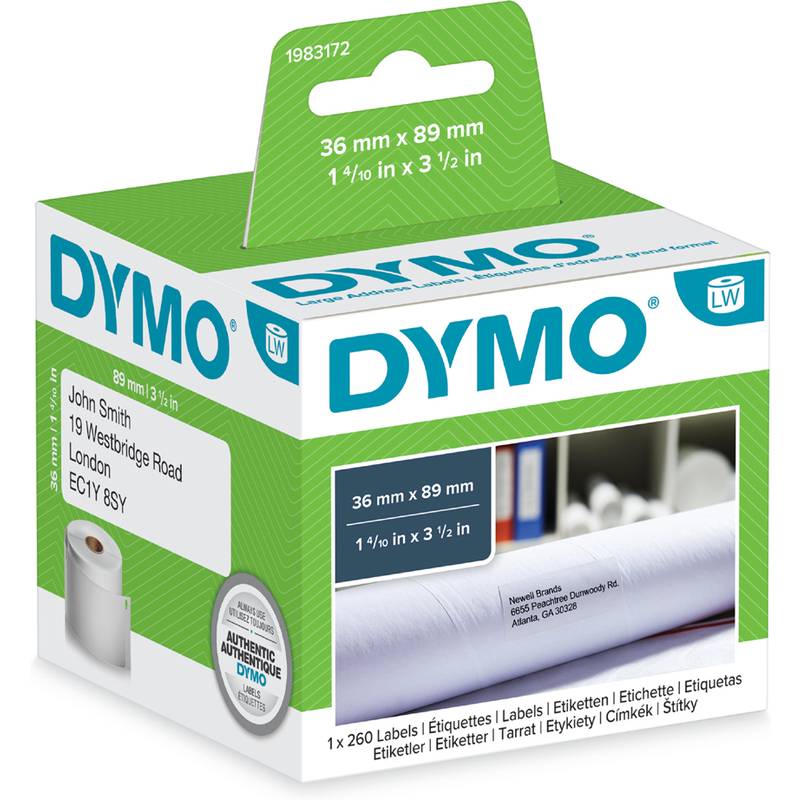 DYMO LW-Adressetiketten 36x 89mm 260St/Rolle - 1983172